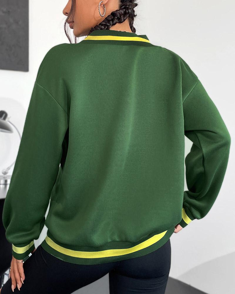 Wellness Contrast Color Jumper